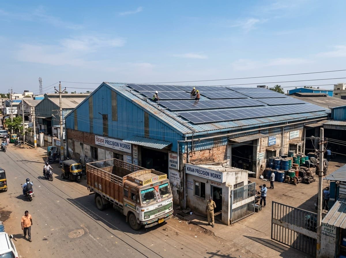 Rakesh Hotchandani's solar installation by UVE Solar